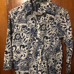Lauren by Ralph Lauren button up dress shirt